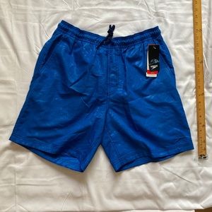 Bold Blue Speedo guys swim shorts